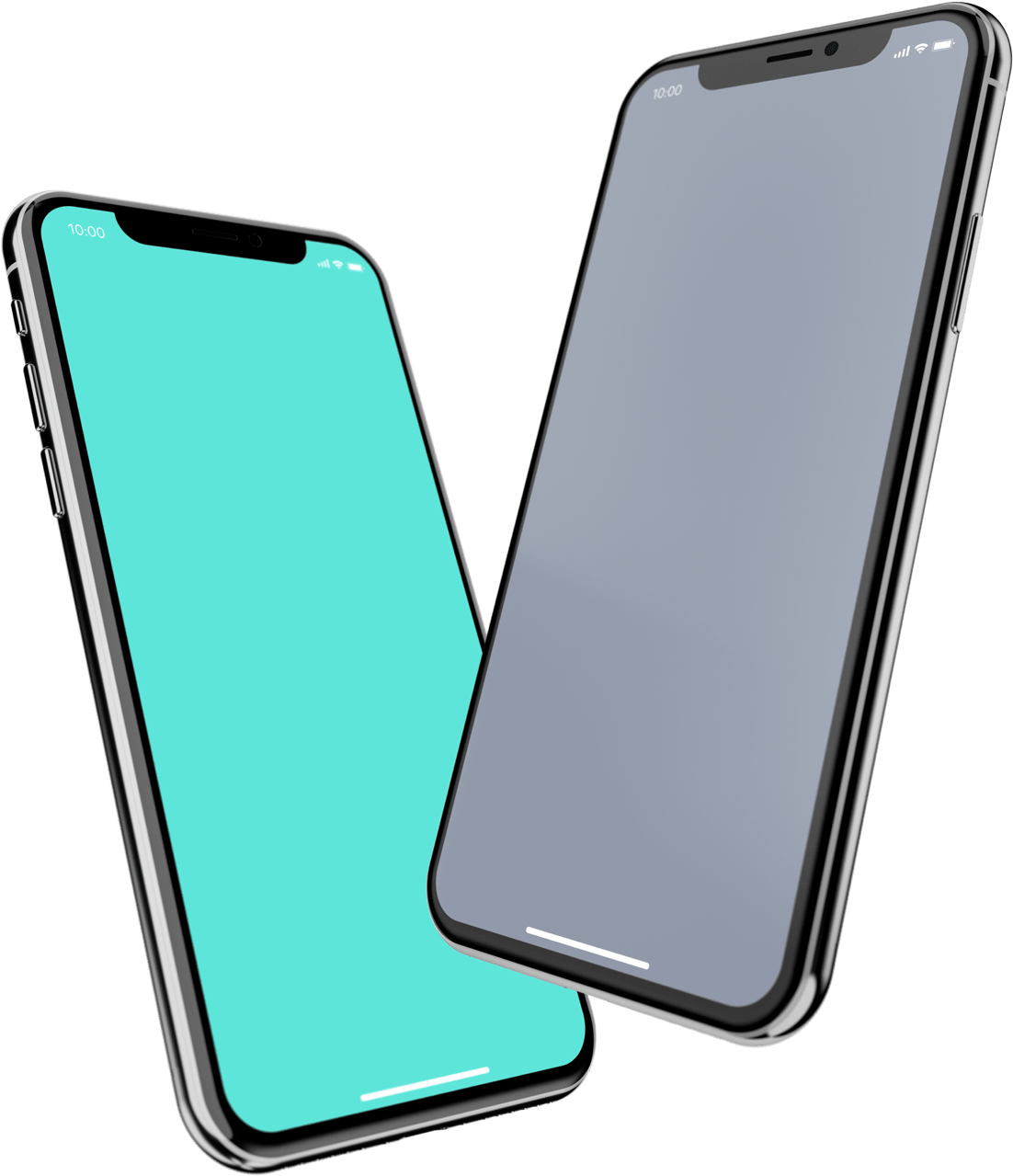 Free Iphone X Mockup Pack In Two Colors - Iphone X Mockup Free (1480x1776), Png Download