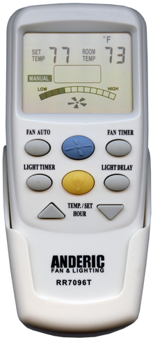 Anderic Ceiling Fan Remote Control Kit Thermostatic (498x498), Png Download