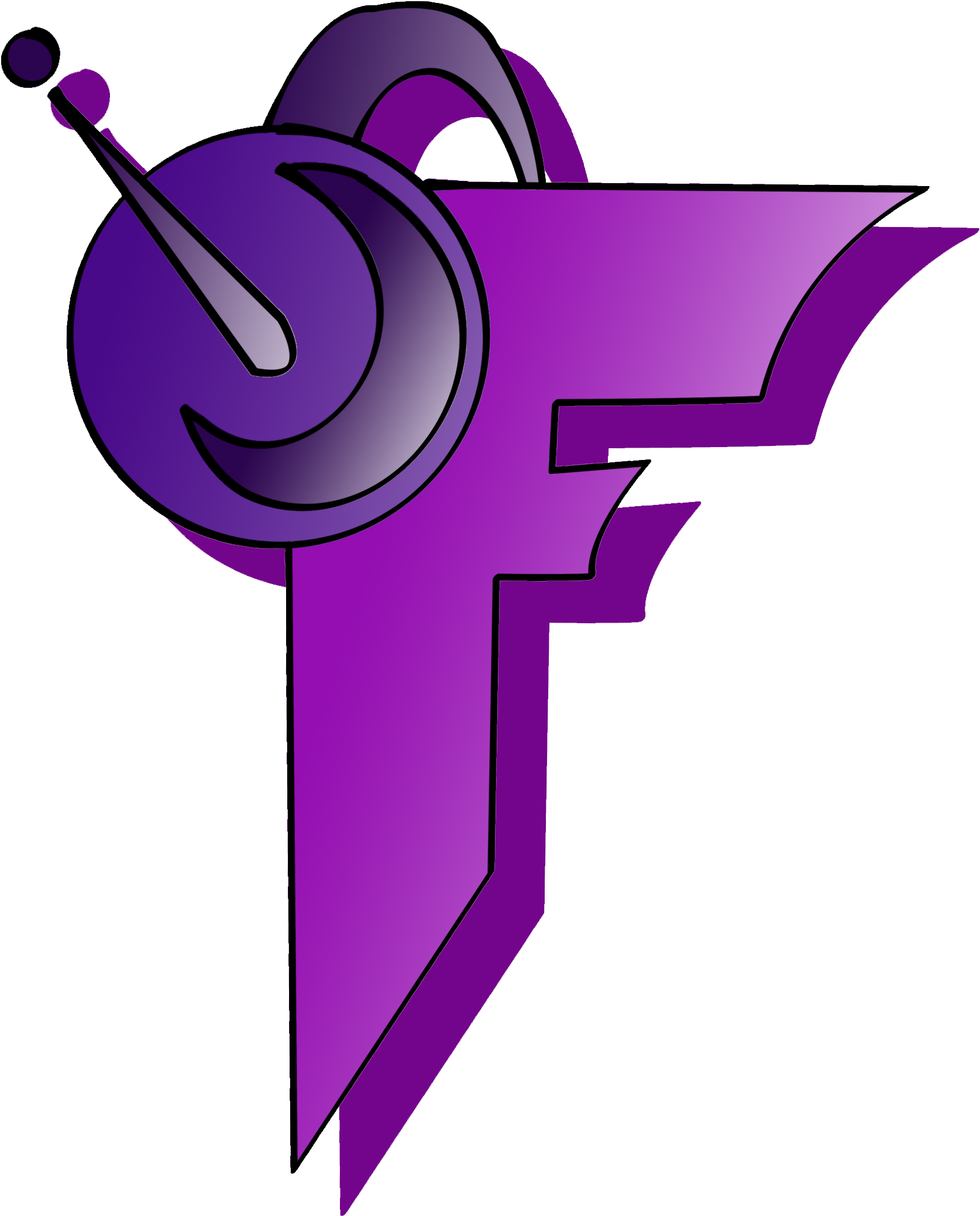Logo For Dj Fonzai - F Gaming Logo Png (1977x2610), Png Download
