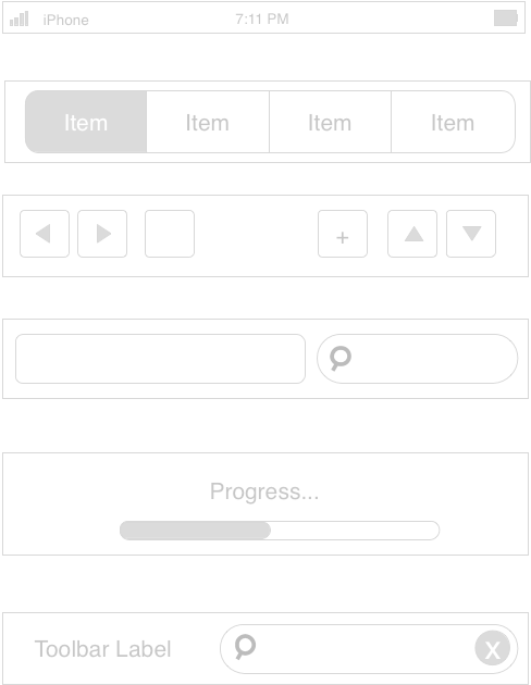 Iphone Wireframe Stencil - Advertising (581x730), Png Download