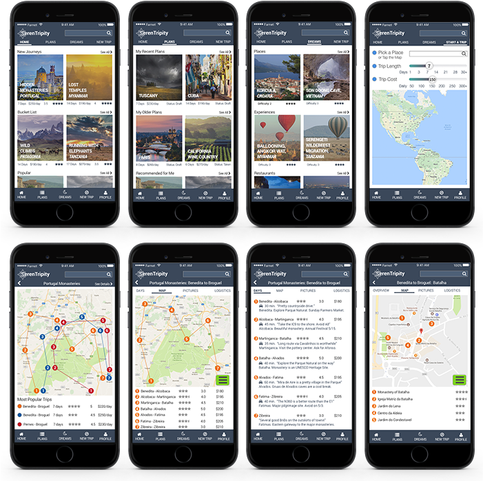 Serentripity Complete Wireframes - Android (700x714), Png Download