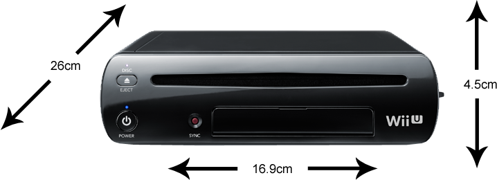 Wii U Console - Wii U Console Tv (718x260), Png Download