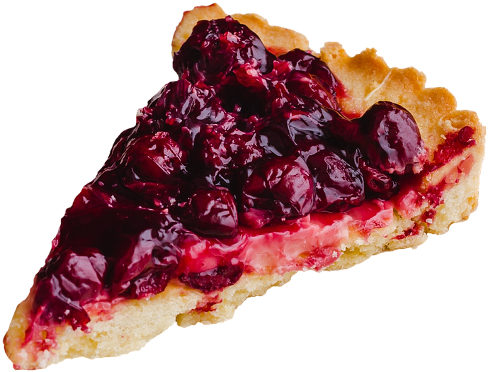 The Best Cherry Pie Slice - Blackberry Pie Transparent Background (960x689), Png Download