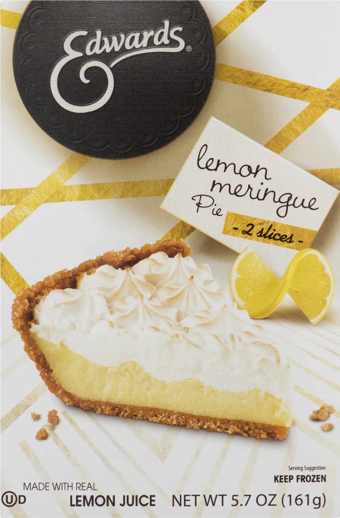 Edwards Singles Key Lime Pie - 2 Slices, 6.5 Oz Box (1800x1800), Png Download