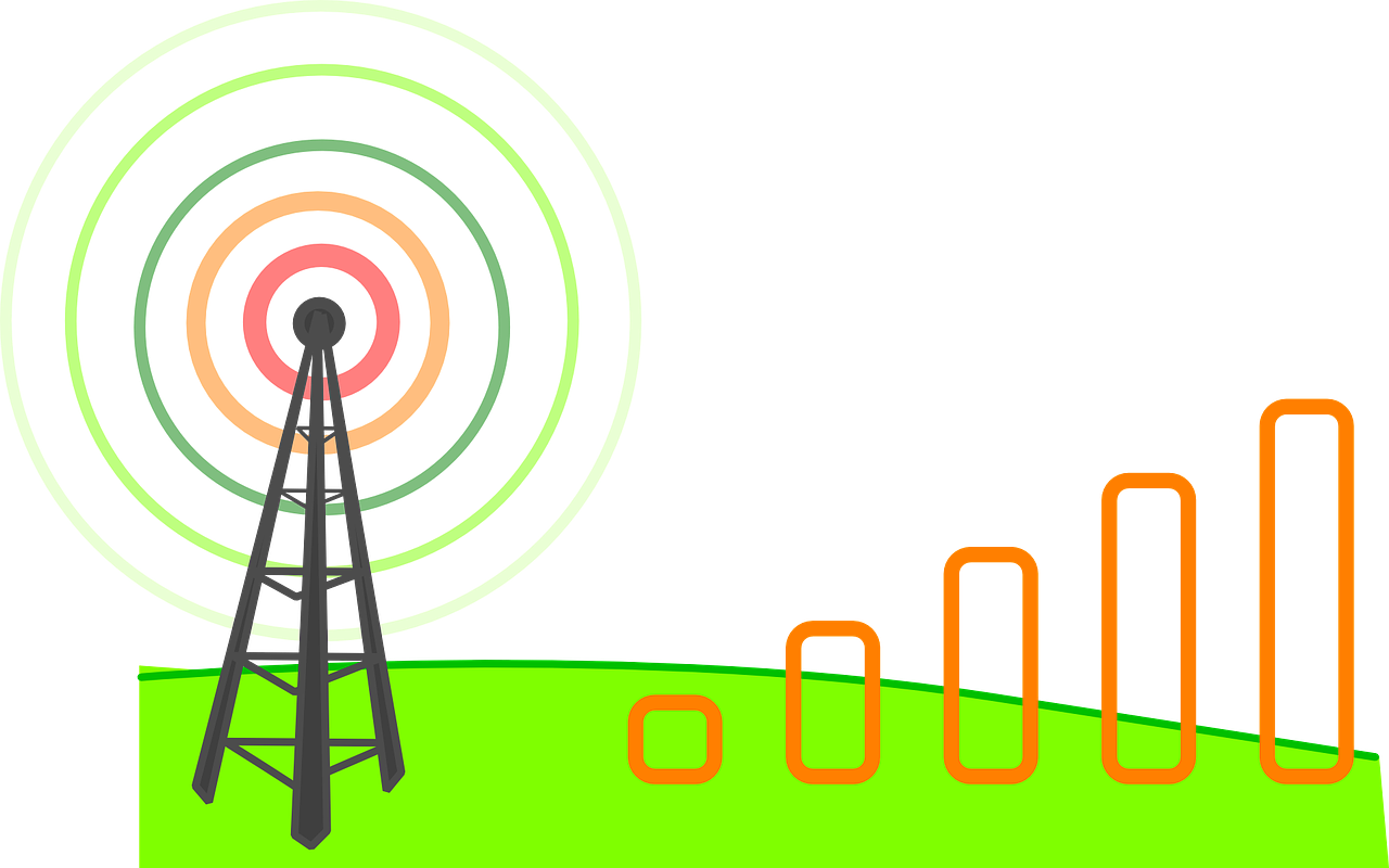 Cell, Tower - Network Signal (1280x800), Png Download