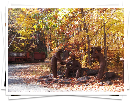Iron Ore Heritage Trail Near Marquette - Grove (485x410), Png Download