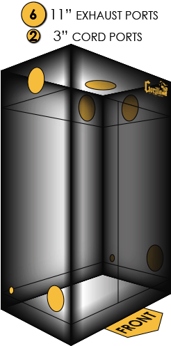 Gorilla Grow Tent (407x600), Png Download