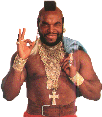 How Nice For You - Mr T Png (336x383), Png Download
