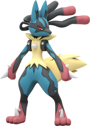 Mega Lucario - Smash Bros Ultimate Characters (343x479), Png Download
