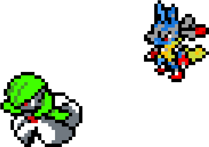 Mega Lucario And Gornivor (1200x1200), Png Download