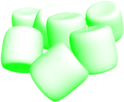 Roasting Greenmarshmallows On A Bluescreen With A Redflame - Cylinder (640x480), Png Download
