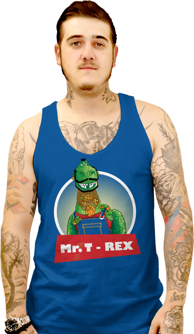 Mr - T-rex - T-shirt (900x1322), Png Download
