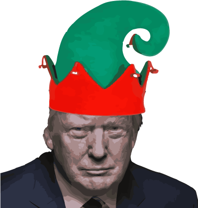 Trump The Trickster - Trump Cnn (398x418), Png Download