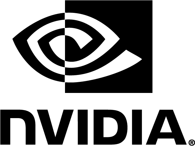 Gallery - Nvidia Logo Black And White (700x520), Png Download
