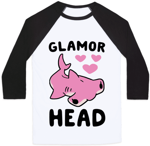 Hammerhead Shark Baseball Tee - My Neck My Back My Anxiety Attack Opossum (484x484), Png Download