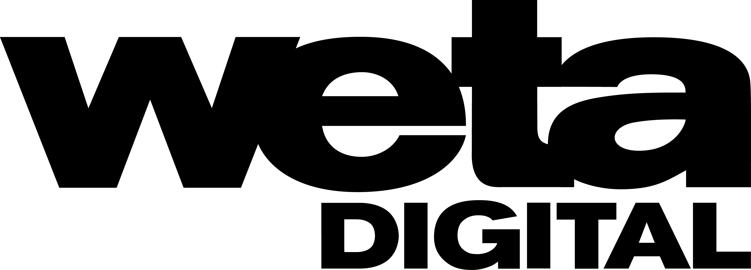 Weta Digital - Weta Digital Logo Png (3181x1144), Png Download