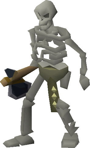 Nazastarool - Old School Runescape Skeleton (295x484), Png Download