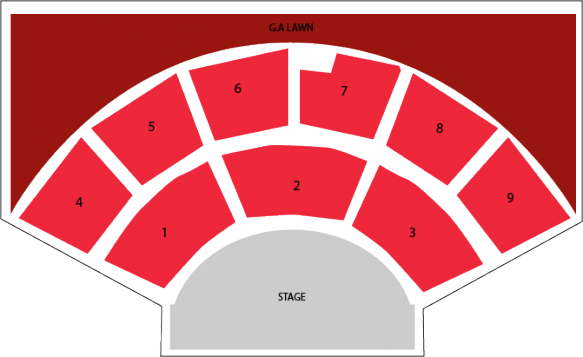 The Best Seats Are Of Course The Fixed Benches But - San Bernardino Glen Helen Amphitheater (583x357), Png Download