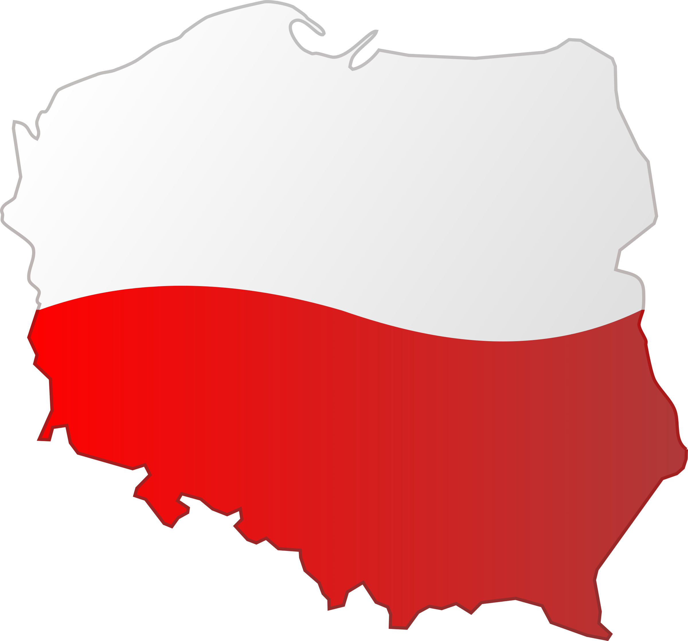 Big Image - Poland Clipart (2400x2234), Png Download