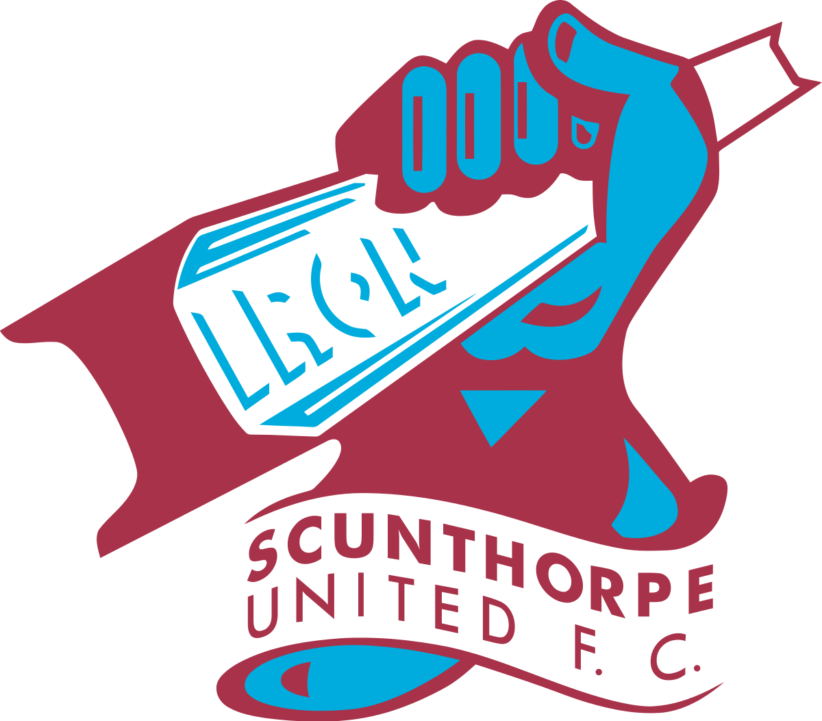 Scunthorpe United Fc - Scunthorpe United Logo (1200x1053), Png Download