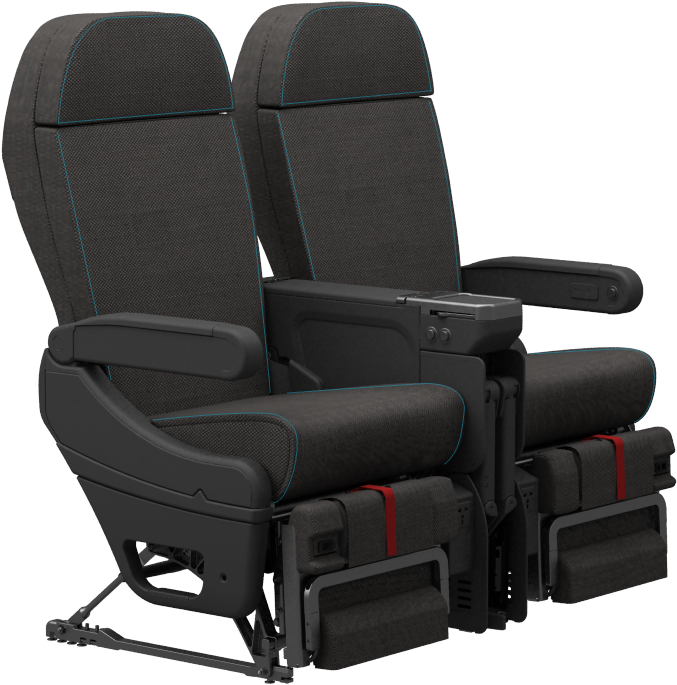 9775168987565052 Org - Economy Class Airplane Seat Png (1282x722), Png Download