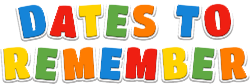 Dates To Remember Clipart Clipartxtras Png - Important Dates Clipart (863x329), Png Download