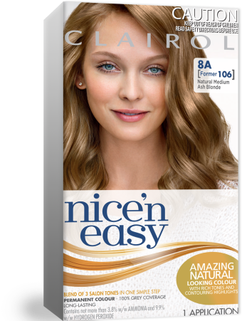 Natural Medium Length Hairstyles Permanent Hair Colour - Natural Medium Ash Blonde Hair Color (450x450), Png Download