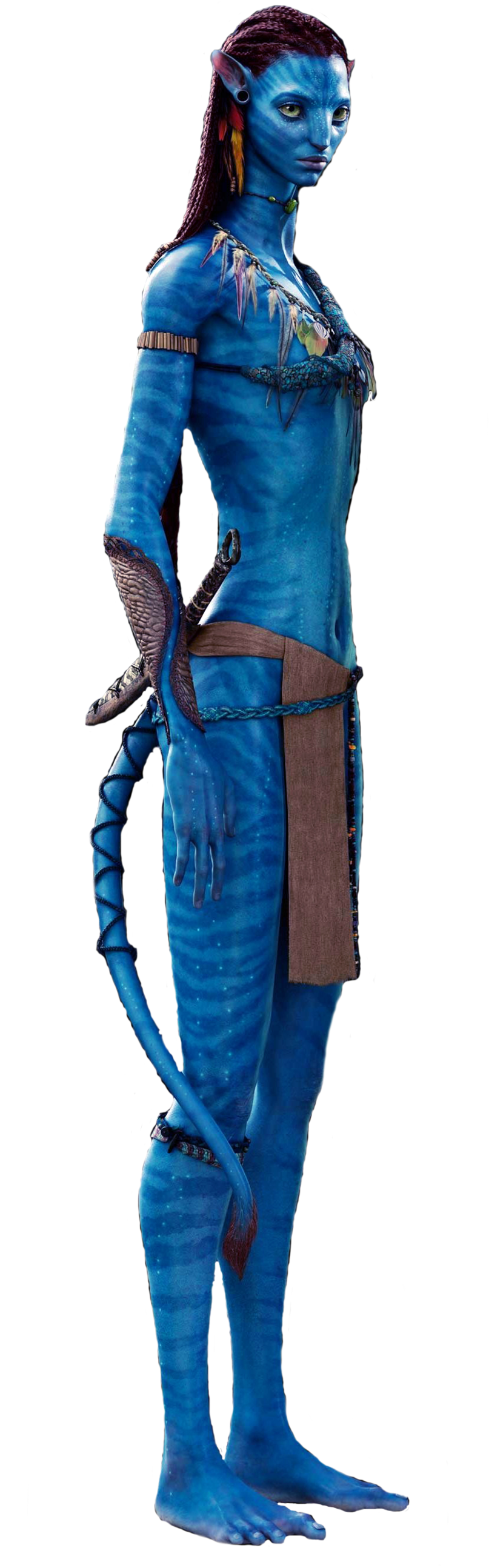 Neytiri From Avatar - Avatar Na Vi Pregnant (900x2694), Png Download