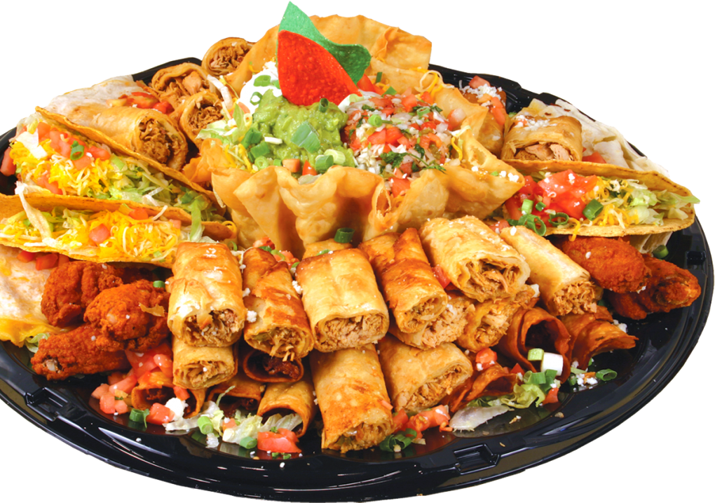 Platter-1020x717 - Mexican Appetizer Platter (1020x717), Png Download