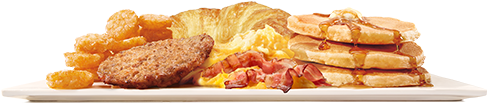 Breakfast With A Little Of Everything - Burger King Breakfast Dubai (500x540), Png Download