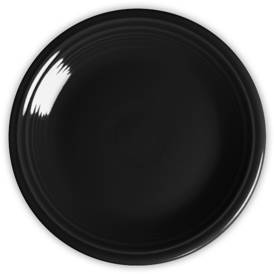 White Charger And Black Plate (561x561), Png Download