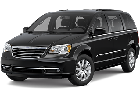 2016 Chrysler Town & Country - 2016 Chrysler Town And Country Touring Black (500x305), Png Download