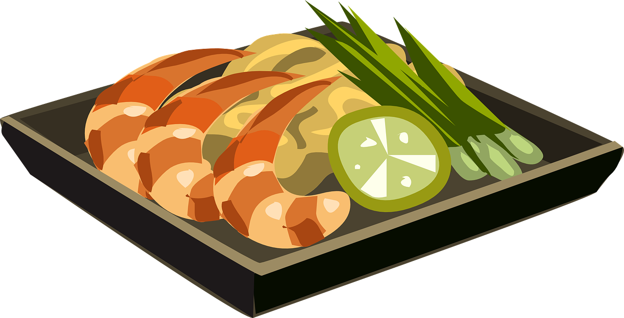 Food Platter Cliparts - Plate Of Food Clipart Png (1280x652), Png Download