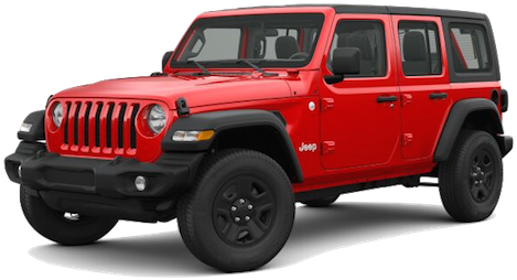 2018 Wrangler Jk Unlimited Sport 4×4 - Jeep Wrangler (800x333), Png Download