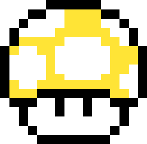 Yellow Supermario Mushroom - Super Mario World 1 Up Mushroom (900x910), Png Download