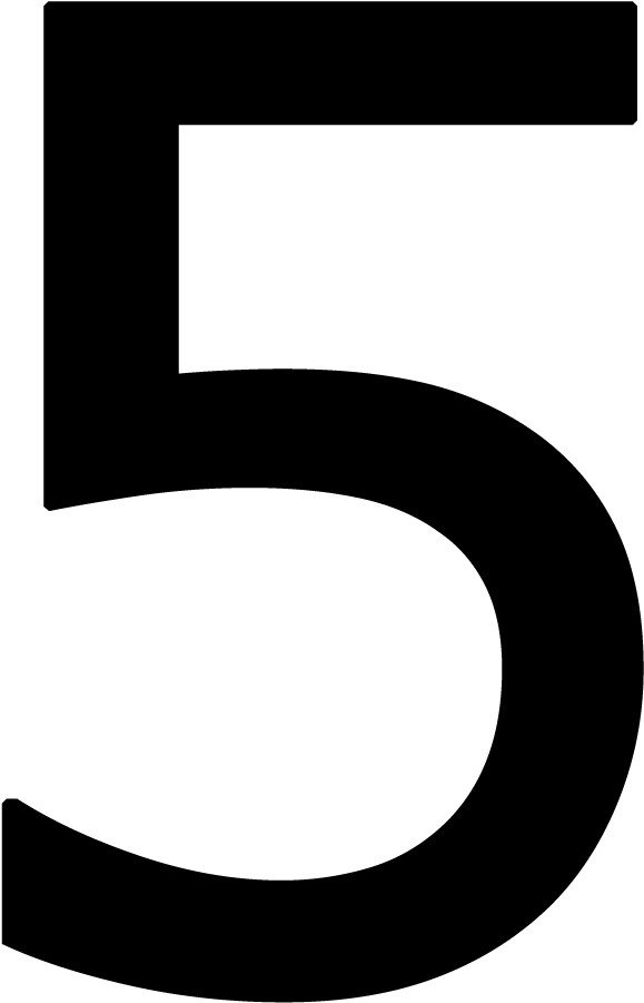 Number 5 Transparent Background (1500x1500), Png Download