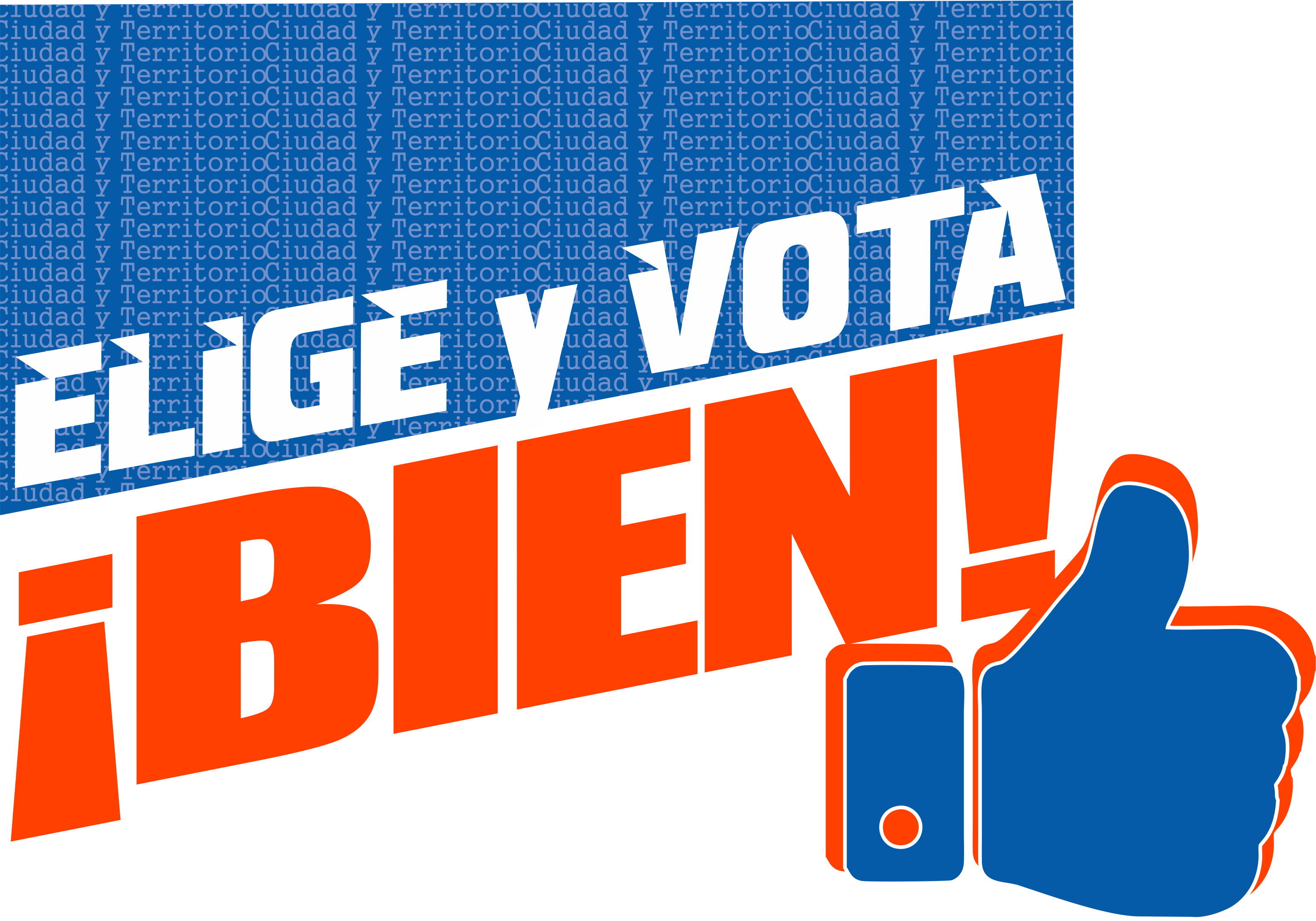 Este 25 De Octubre Elige Y Vota ¡bien - Elige Bien Vota Bien (3163x2214), Png Download