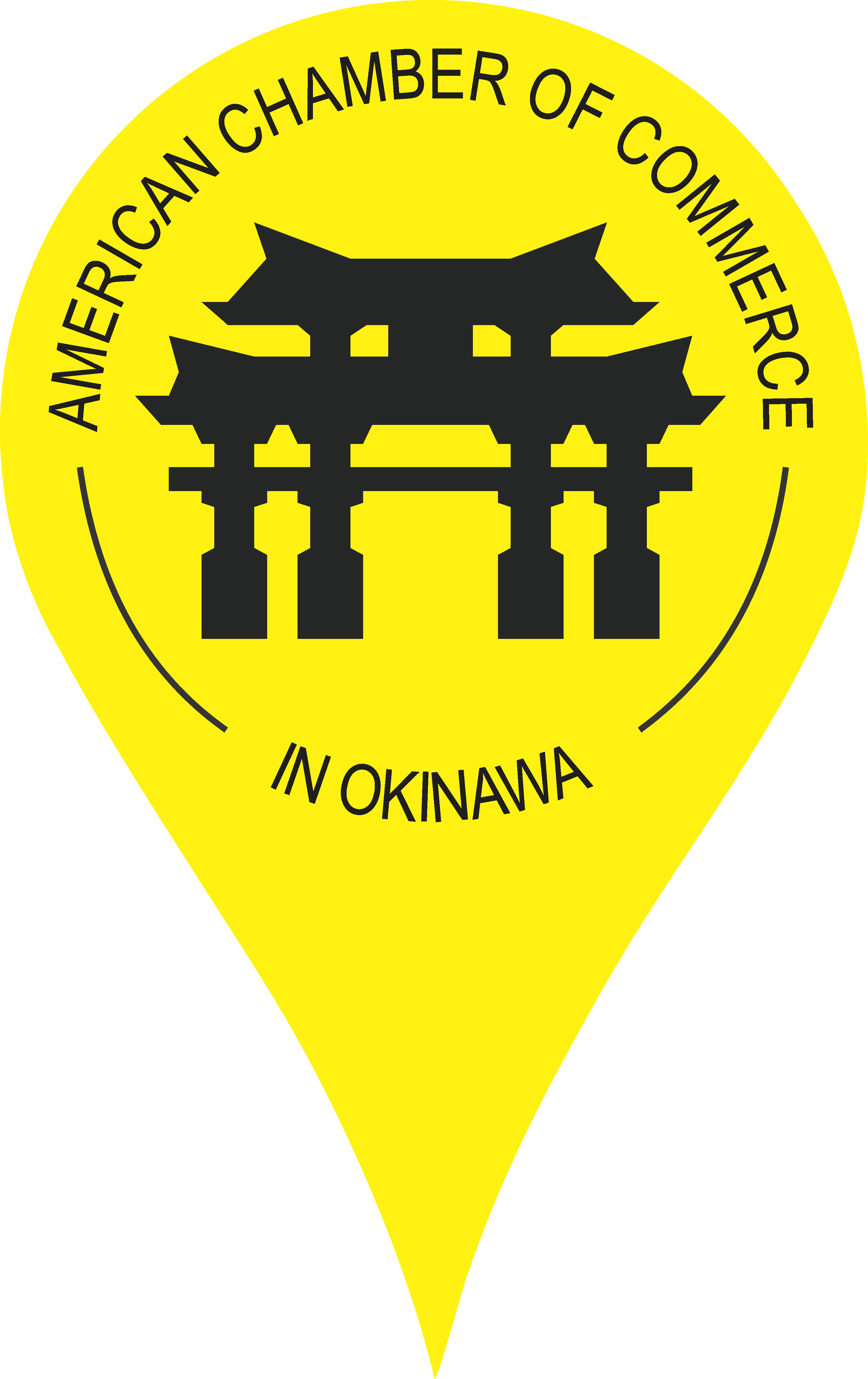 Acco Logo Map Marker - American Chamber Of Commerce In Okinawa (3148x5001), Png Download