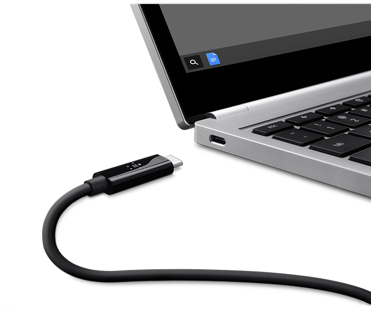 Usb- C - Belkin Thunderbolt 3 Thunderbolt Cable - 1 M (722x605), Png Download