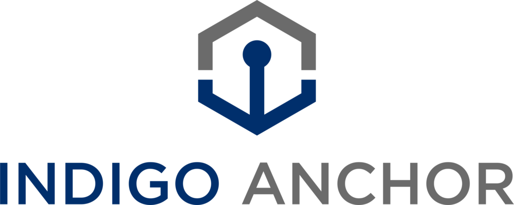 Indigo Anchor (1000x400), Png Download