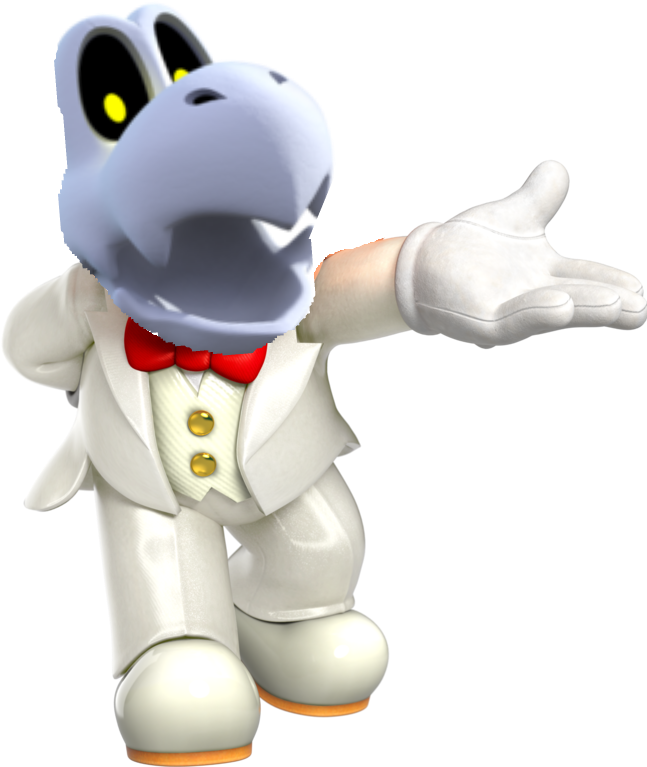 Groom Dry Bones - Super Mario Odyssey Wedding (646x786), Png Download