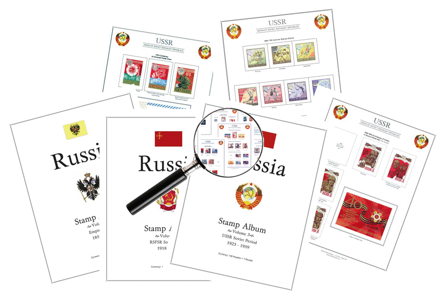 1991 Empire To Ussr Soviet Union - Stamp Album (928x618), Png Download