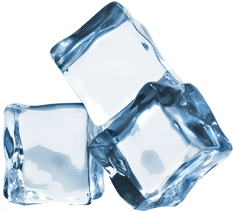 Fresh Natural Ingredients - Ice Cube Cosmetic (388x327), Png Download