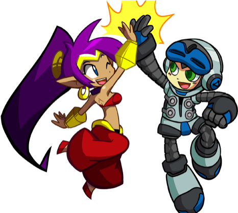 Mega Man 9 And 10 Creators Developing Shantae - Shantae A Half Genie Hero (500x416), Png Download