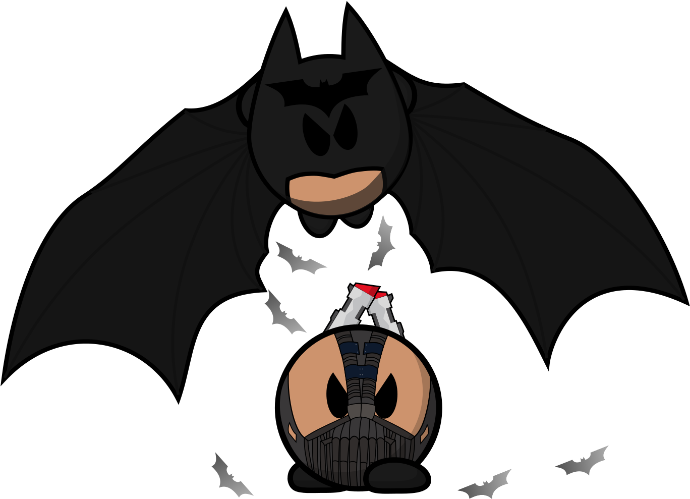 Punbb Bbcode Test - Batman Laptop Skin (1400x1000), Png Download