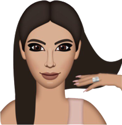 #kim #kim Kardashian #kimoji #ким Кардашьян #ким - Kim Kardashian Me Vs You (416x416), Png Download