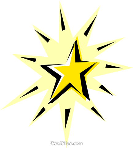 Shooting Stars Royalty Free Vector Clip Art Illustration - Illustration (433x480), Png Download