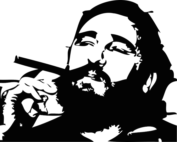 Is Cuba Ahead Of The U - Fidel Castro Trucker Hat (735x591), Png Download