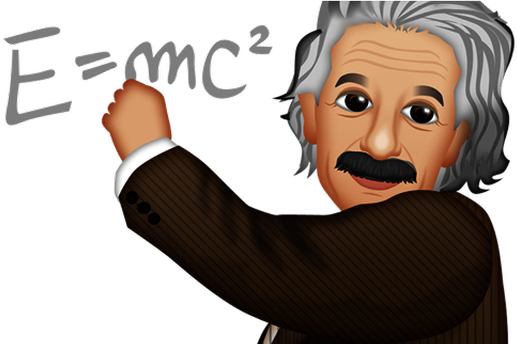 Einstein Emoji (790x496), Png Download
