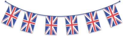 Union Jack Bunting Png - Transparent Union Jack Bunting Png (464x348), Png Download